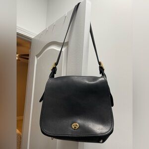 Vintage Coach Black Shoulder Bag